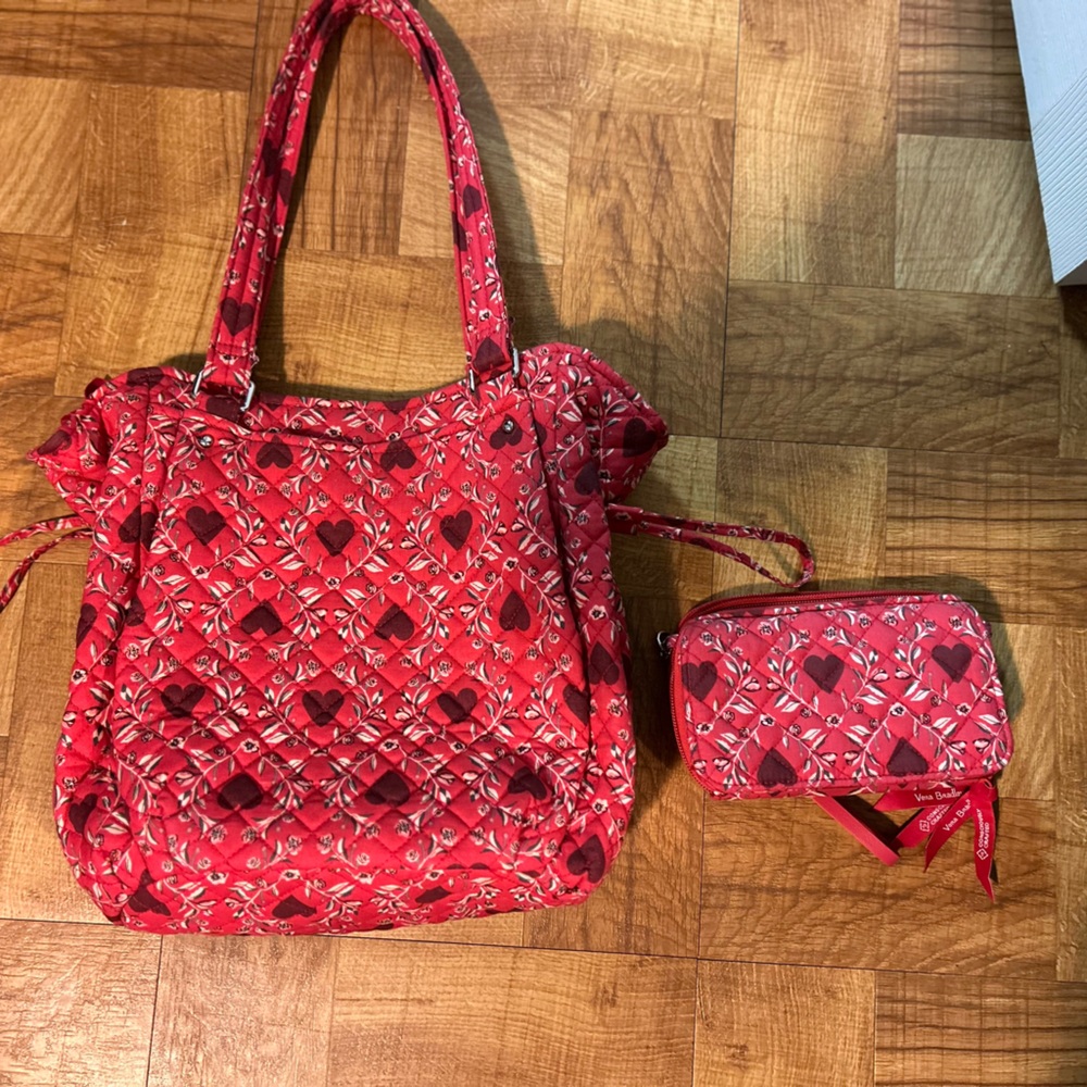 Vera Bradley purse and matching wallet